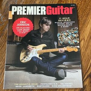 Premier Guitar Magazine - July 2022 - Eric Johnson - NEVER READ! music magazines